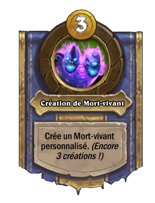 Pouvoir héroïque Création de Mort-vivant