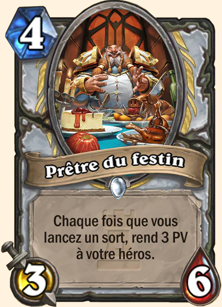 Pretre du festin carte Hearhstone