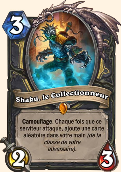Shaku, le Collectionneur carte Hearthstone