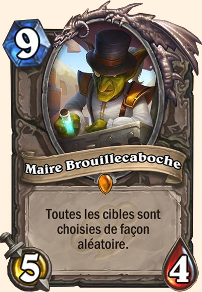 Maire Brouillecaboche carte Hearthstone