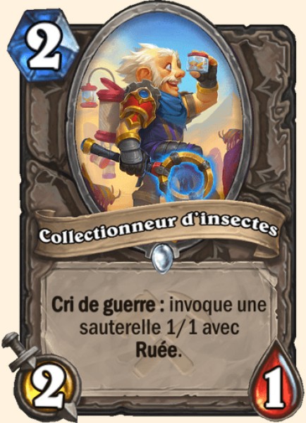 Collectionneur d'insectes carte Hearthstone