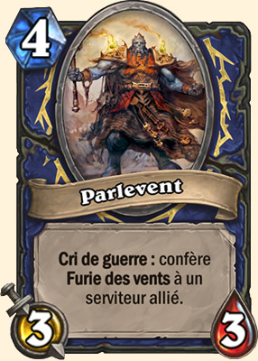 Parlevent carte Hearthstone