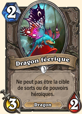 Dragon féerique carte Hearthstone