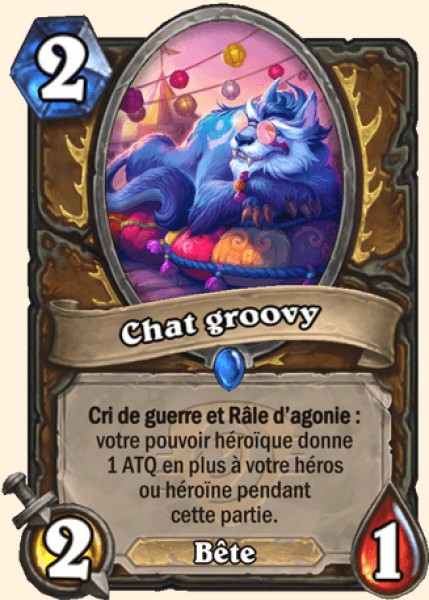 Chat groovy carte Hearthstone