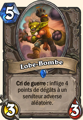 Lobe-Bombe carte Hearthstone