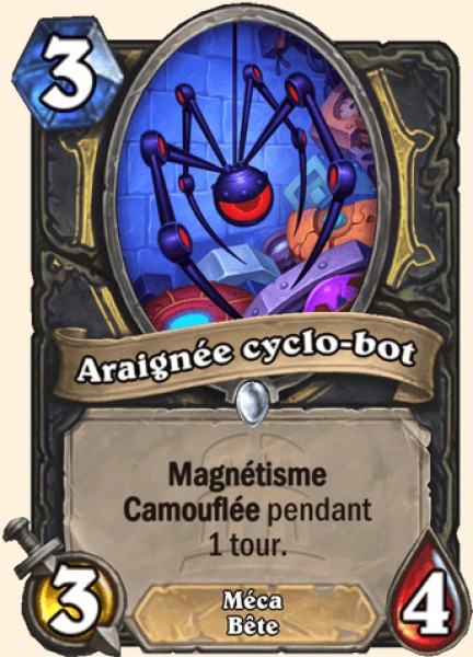 Araignée cyclo-bot carte Hearthstone