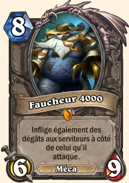 Faucheur 4000 carte Hearthstone