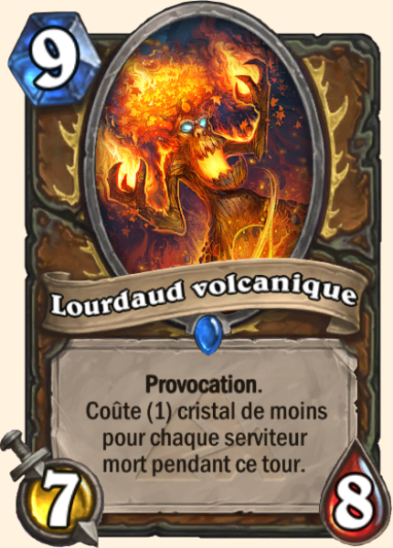 Volcanic Lumberer carte Hearhstone