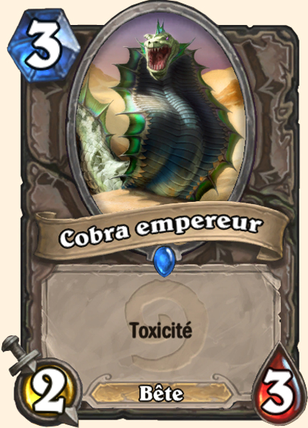 Cobra empereur carte Hearthstone