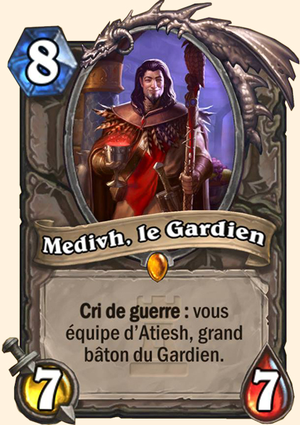 Medivh, le Gardien carte Hearthstone
