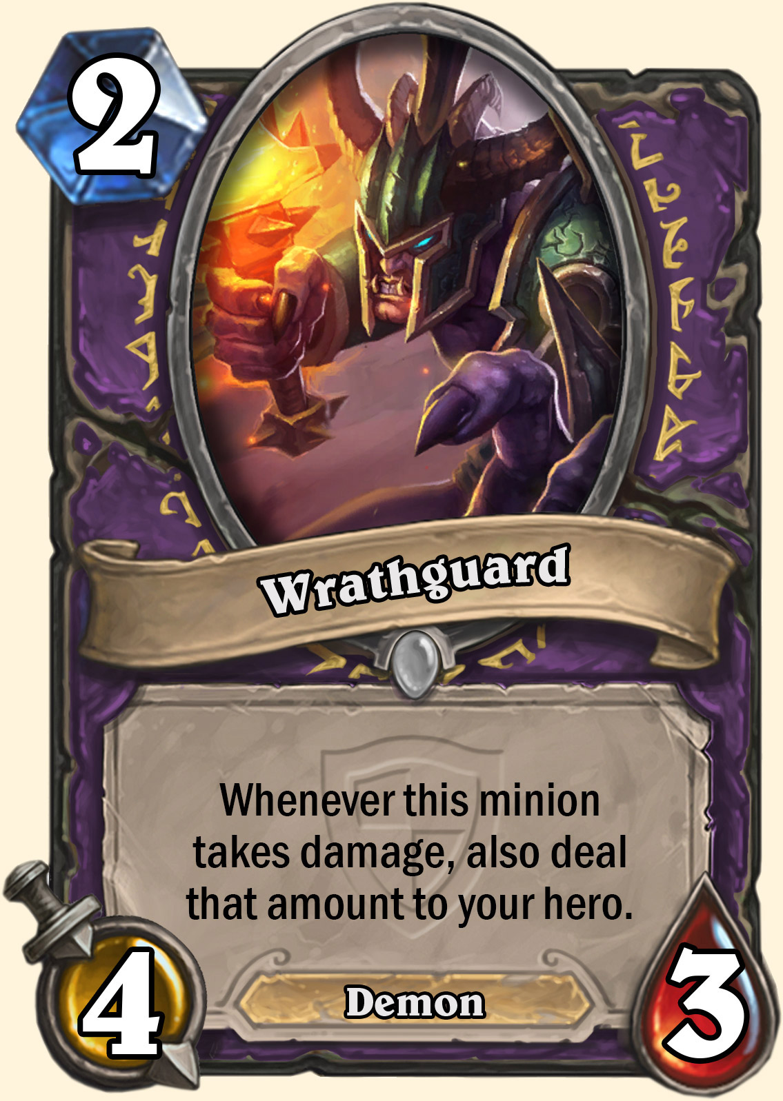 Wrathguard Hearthstone card