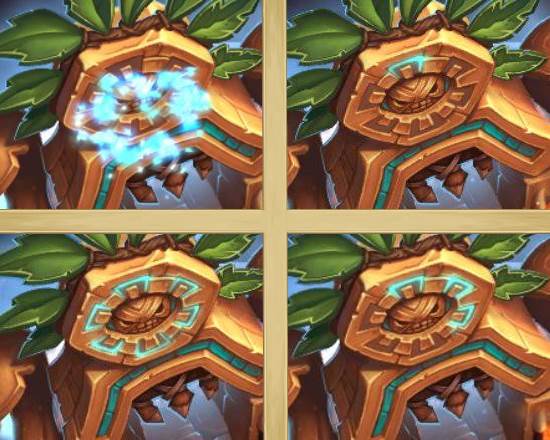 La rune au dessus de la porte se remplie avant d'exploser