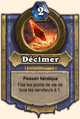 Décimer - Pouvoir Naxxramas Hearthstone Gluth