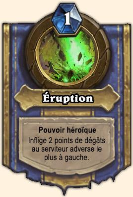 Eruption - Pouvoir Naxxramas Hearthstone Heigan
