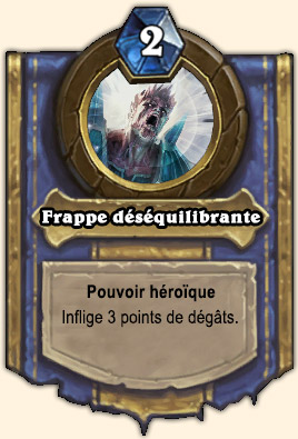 Frappe déséquilibrante - Pouvoir Naxxramas Hearthstone Razuvious