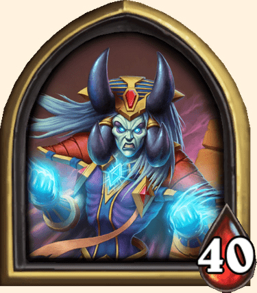 Baz'hial la Liche héros de Hearthstone