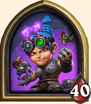 Millificent Tempête-de-Mana héros de Hearthstone