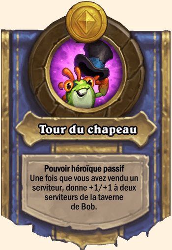 Daryl le danseur pouvoir héroïque Hearthstone