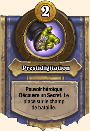 Akazamzarak pouvoir héroïque Hearthstone