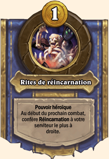 Le Roi Liche pouvoir héroïque Hearthstone