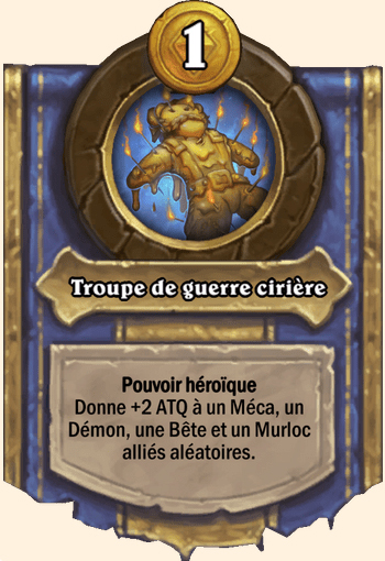 Souveraine Cire-Reine pouvoir héroïque Hearthstone
