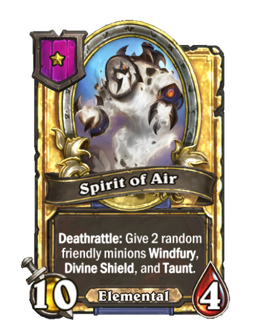 Esprit de l’air carte dorée (triple)
