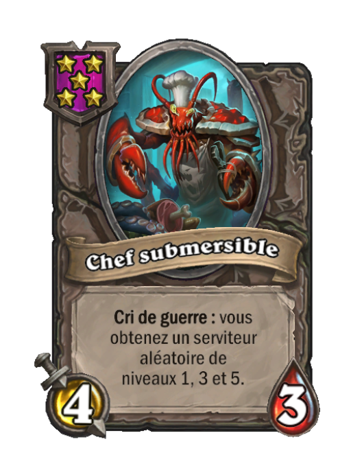 Chef submersible carte Champs de bataille