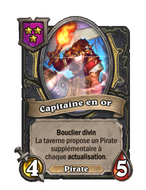 Capitaine en or carte Champs de bataille