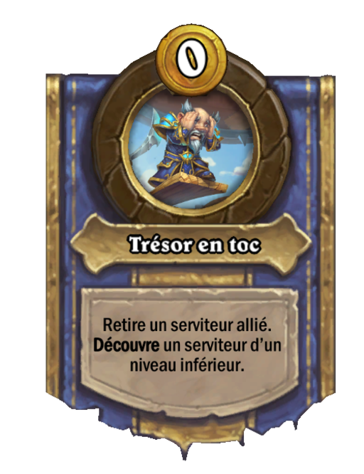 Pouvoir héroïque Trésor en toc
