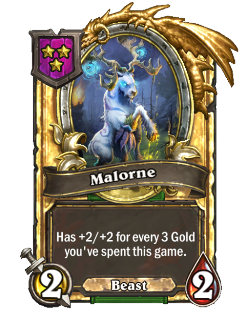 Malorne carte dorée (triple)