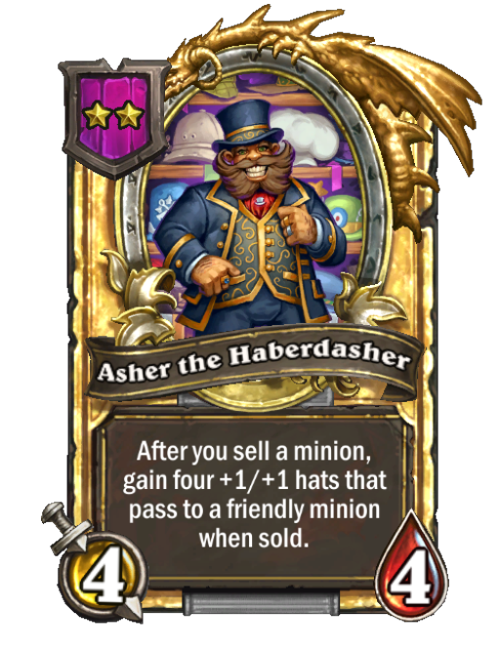 Asher le mercier carte dorée (triple)