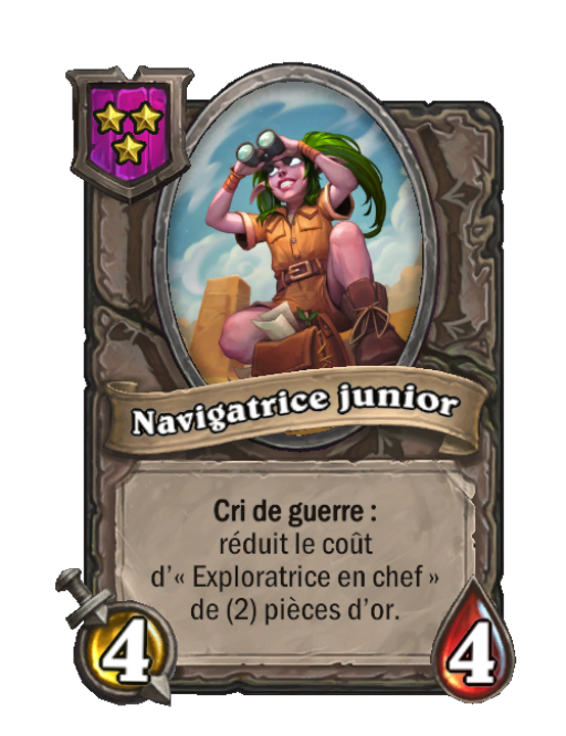 Navigatrice junior carte Champs de bataille