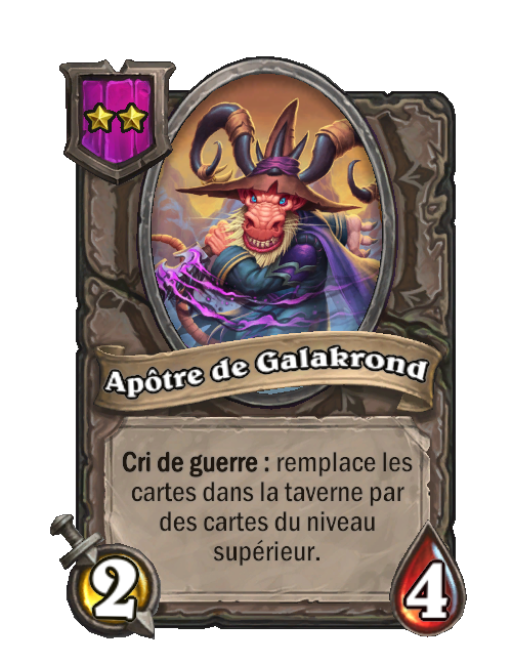 Apôtre de Galakrond carte Champs de bataille