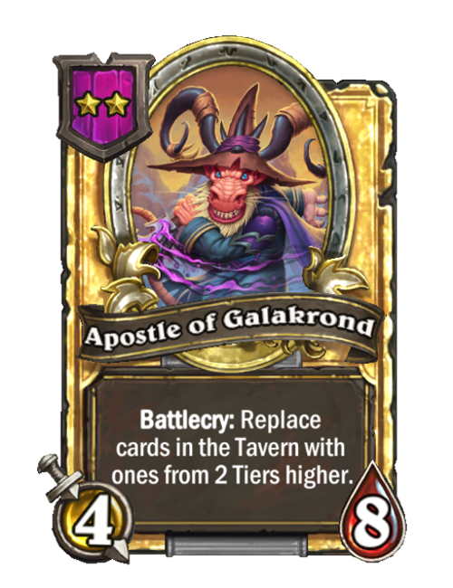 Apôtre de Galakrond carte dorée (triple)