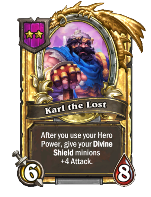 Karl le Perdu carte dorée (triple)