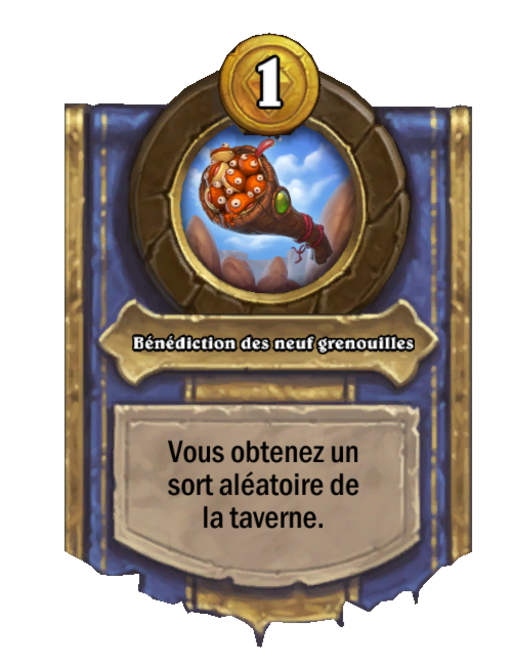 Pouvoir héroïque Bénédiction des neuf grenouilles