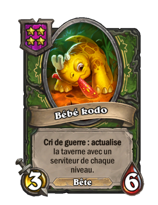 Bébé kodo carte Champs de bataille