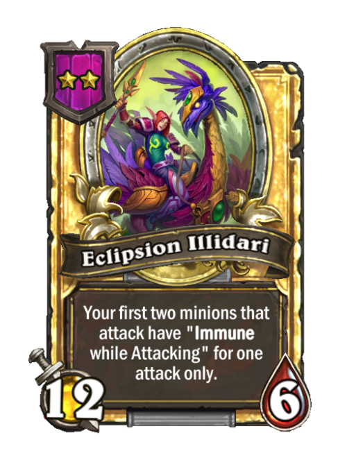 Illidari éclipsion carte dorée (triple)