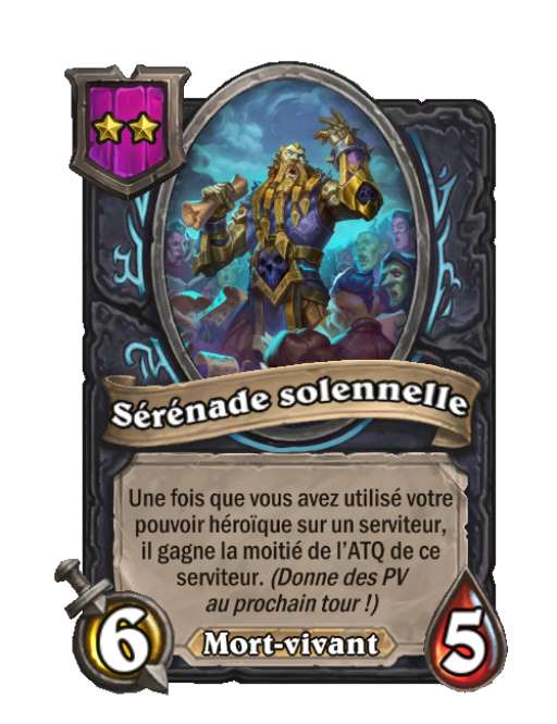 Sérénade solennelle carte Champs de bataille