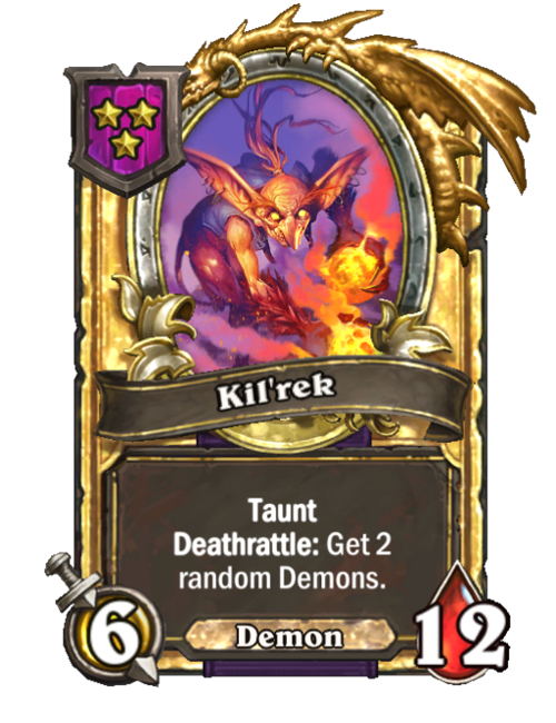 Kil’rek carte dorée (triple)