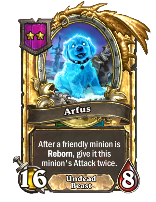 Arfus carte dorée (triple)
