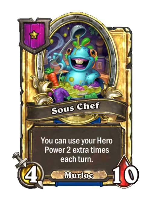 Sous-chef carte dorée (triple)