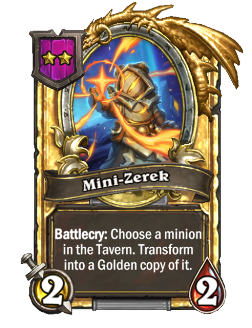 Mini Zerek carte dorée (triple)