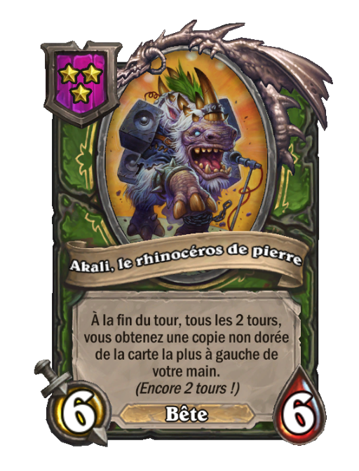 Akali, le rhinocéros de pierre