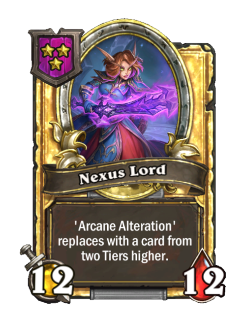 Seigneuresse du Nexus carte dorée (triple)