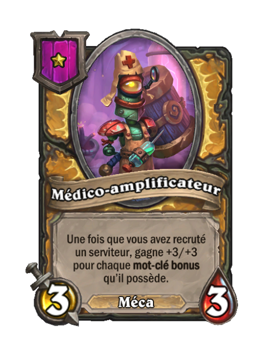 Médico-amplificateur carte Champs de bataille
