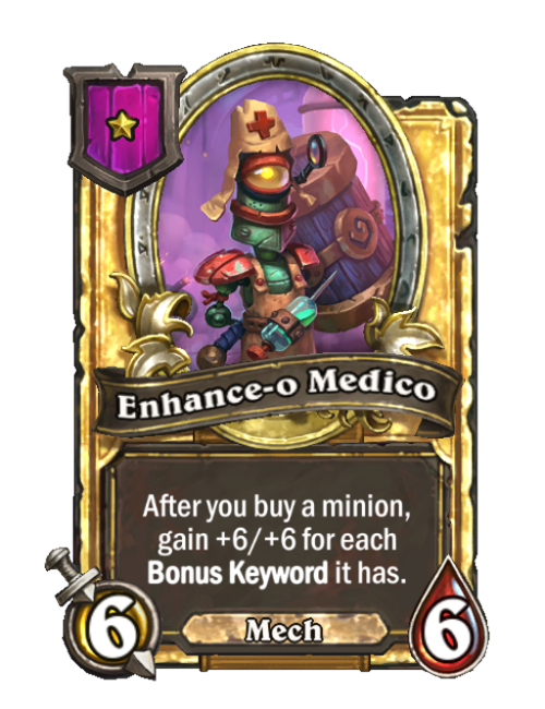 Médico-amplificateur carte dorée (triple)