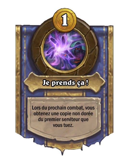 Pouvoir héroïque Je prends ça !