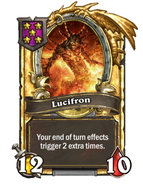 Lucifron carte dorée (triple)