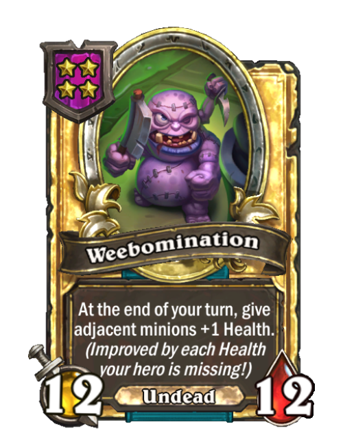 Minignominie carte dorée (triple)